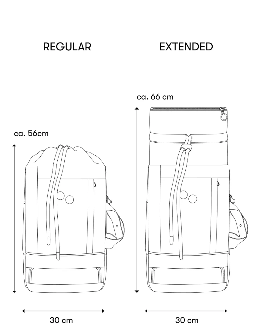 Blok Medium Backpack Crinkle