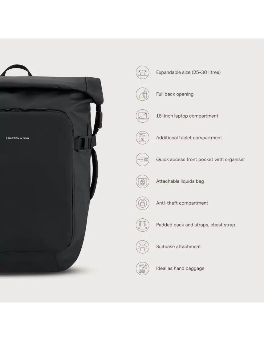 Lisbon – Erweiterbarer & praktischer Rucksack...